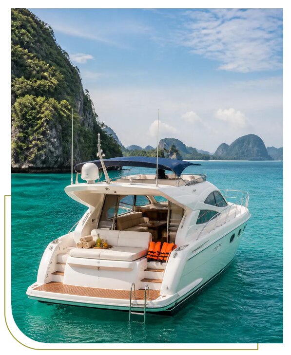 Аренда яхты на Пхукете с экипажем для гостей из Борисоглебска
